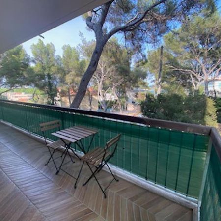 T2 Avec Clim Et Terrasse Vue Mer, Les Sablettes La Seyne-sur-Mer Εξωτερικό φωτογραφία