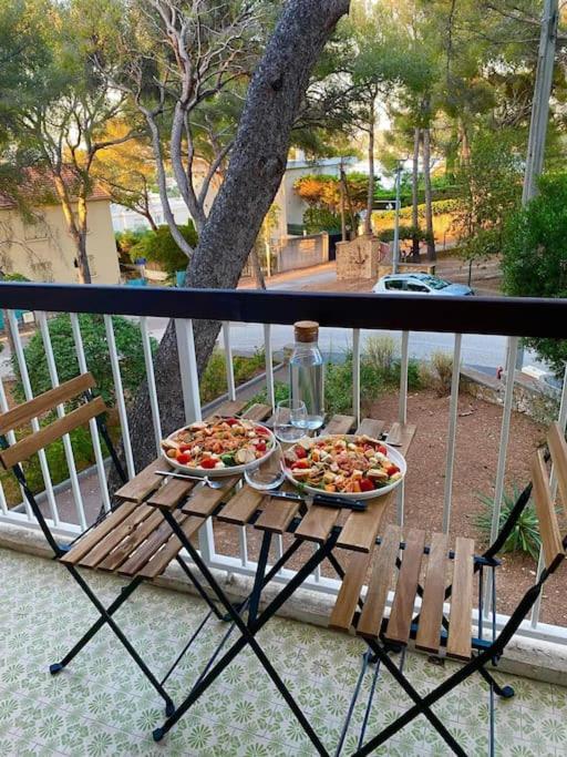 T2 Avec Clim Et Terrasse Vue Mer, Les Sablettes La Seyne-sur-Mer Εξωτερικό φωτογραφία